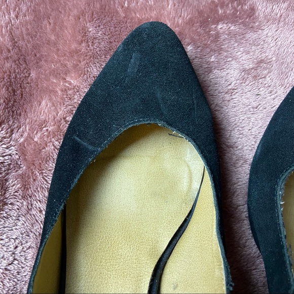 Black Suede Kimchi Blue Kitten Heels Urban Outfitters Size 8.5 - Picture 7 of 7